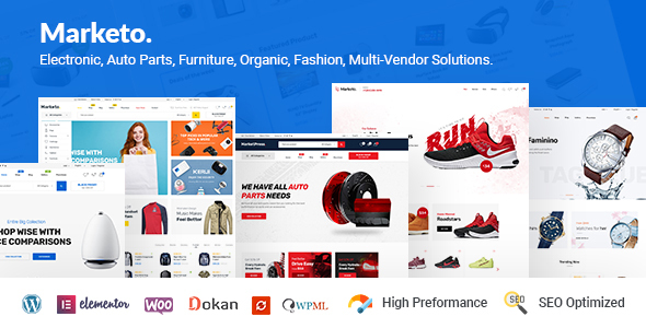 Marketo 汉化中文版|电子商务服饰和多供应商市场Woocommerce WordPress主题-极客小站