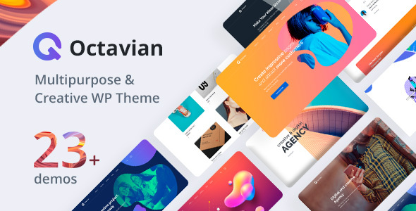 Octavian 汉化中文版|创意展示多用途响应式WordPress主题模板-极客小站