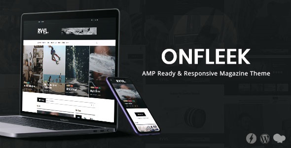 Onfleek 汉化中文版|支持AMP的新闻杂志WordPress主题-极客小站
