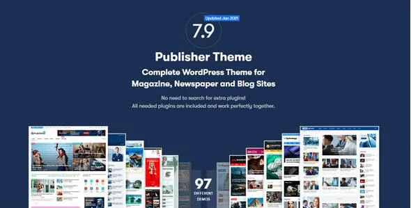Publisher Pro 汉化中文版|杂志报纸博客多合一WordPress主题-极客小站
