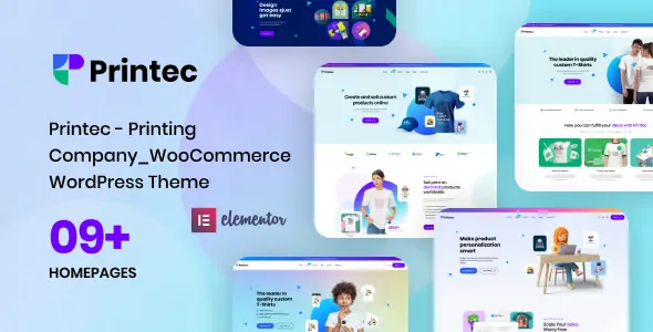 Printec 完美汉化中文版|文印店印刷商店WooCommerce WordPress主题-极客小站