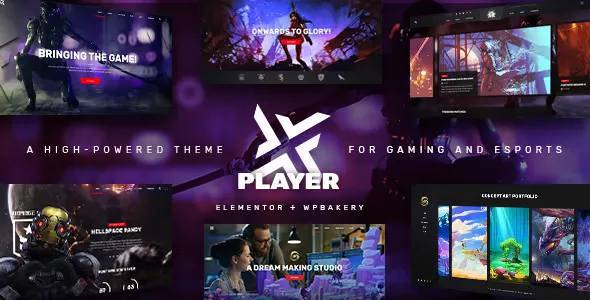 PlayerX 汉化中文版|游戏及电子竞技高性能WordPress主题-极客小站