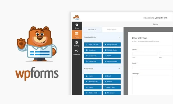 WPForms Pro 合集中文汉化版|自定义拖放表单设计WordPress插件-极客小站