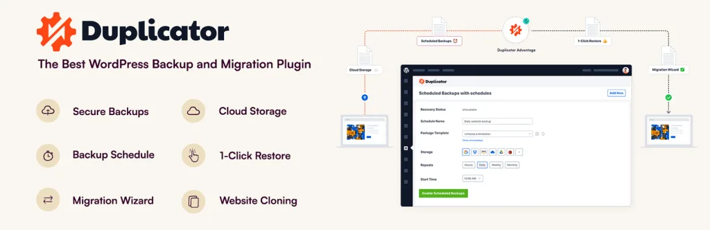 Duplicator Pro 汉化中文版|WordPress网站一键迁移搬家和备份插件-极客小站