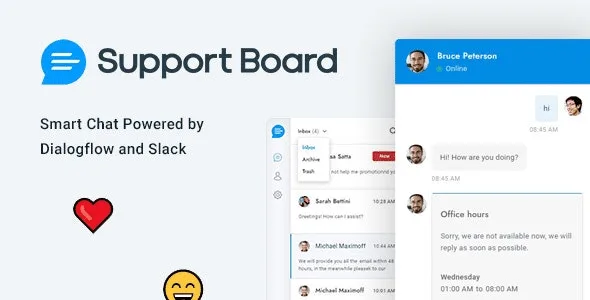 Support Board最新汉化中文版(支持微信公众号)下载|智能机器人在线聊天客服源码系统/WordPress插件-极客小站