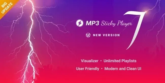 MP3 Sticky Player 汉化中文版|MP3音视频自定义播放器WordPress插件-极客小站