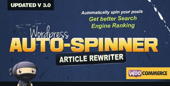 WordPress Auto Spinner 英文专业版|WordPress文章伪原创插件-极客小站