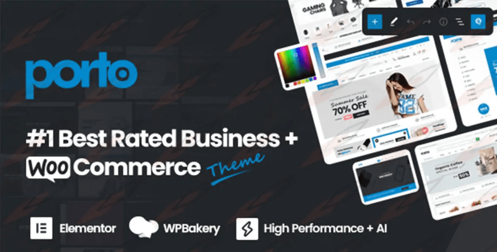 Porto 汉化中文版|电子商务博客多功能企业WooCommerce WordPress主题模板-极客小站