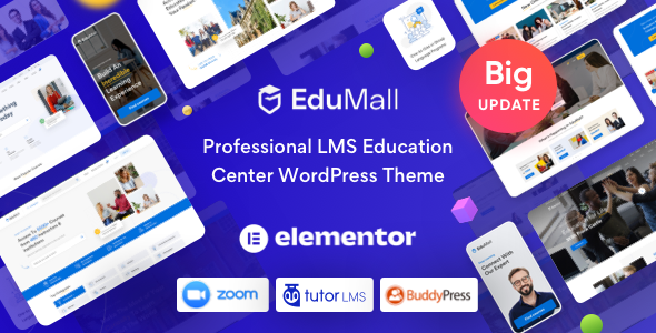 EduMall 汉化中文专业版|LMS教育培训中心WordPress企业主题模板-极客小站