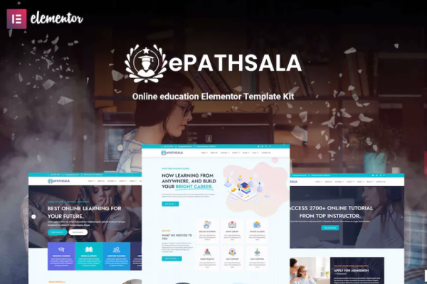 ePathsala – 在线教育元素模板套件-极客小站