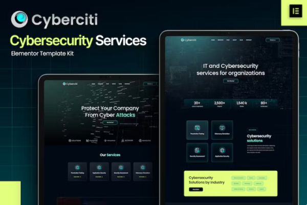 Cyberciti – 网络安全服务元素模板套件-极客小站