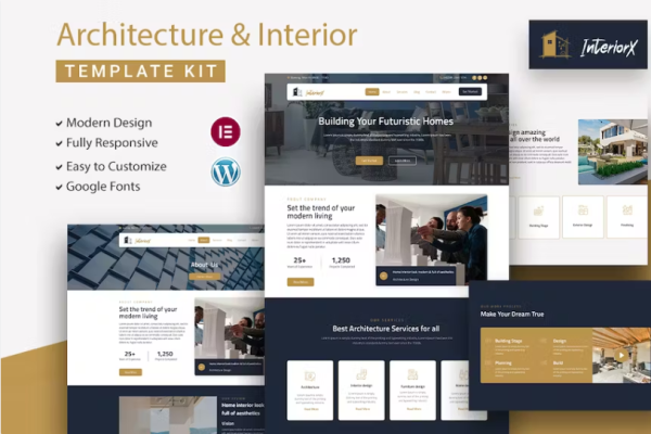 InteriorX – 室内设计元素模板套件-极客小站