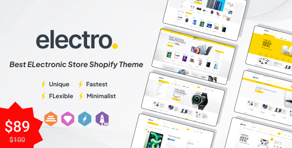 Electro 汉化中文版|服饰IT电子商务WooCommerce WordPress主题模板