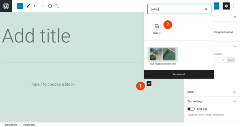古腾堡编辑器教程：如何使用WordPress图库区块-极客小站