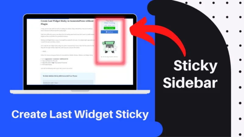 如何添加WordPress侧边栏悬浮固定小工具？-极客小站