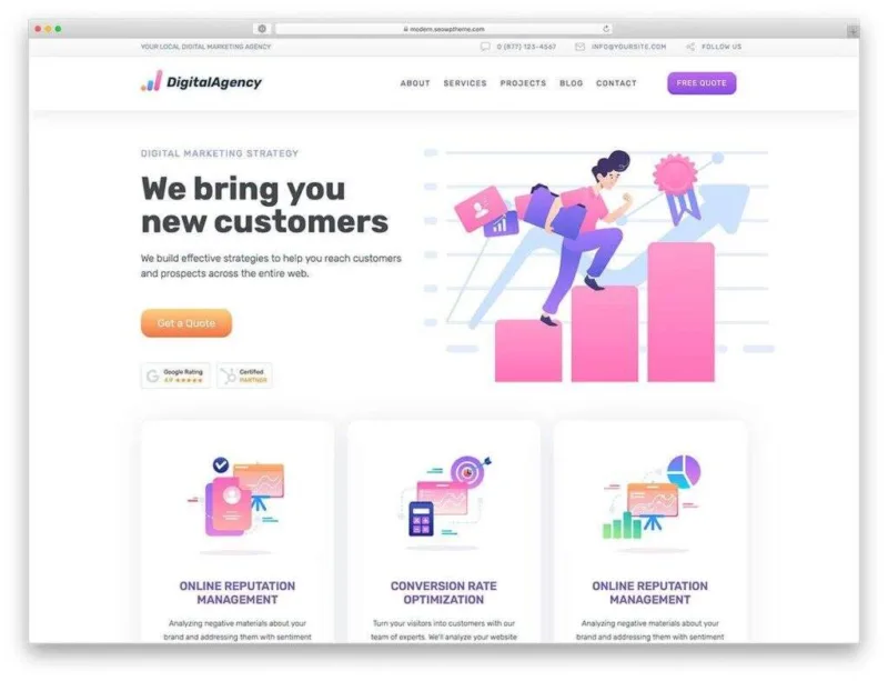 2022年25个SEO友好型WordPress英文主题-极客小站