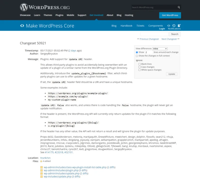 WordPress 5.8将允许开发者设置插件主机名-极客小站
