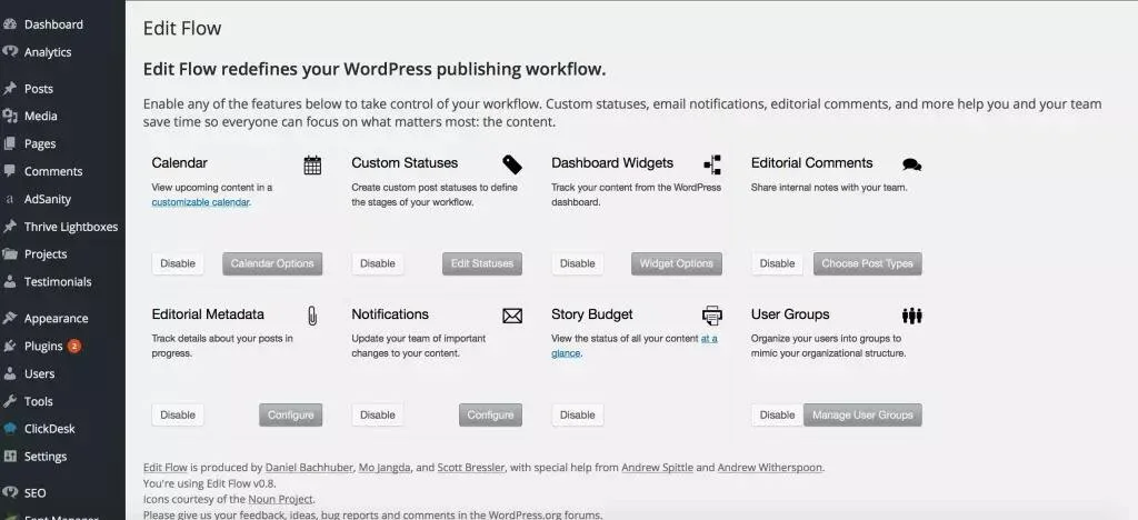 EditFlow-WordPress协作编辑插件-极客小站