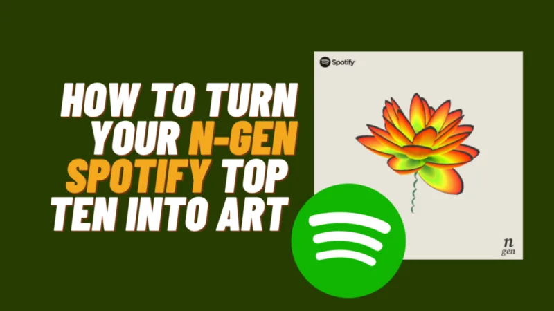 如何制作Spotify十佳n-gen艺术作品-极客小站