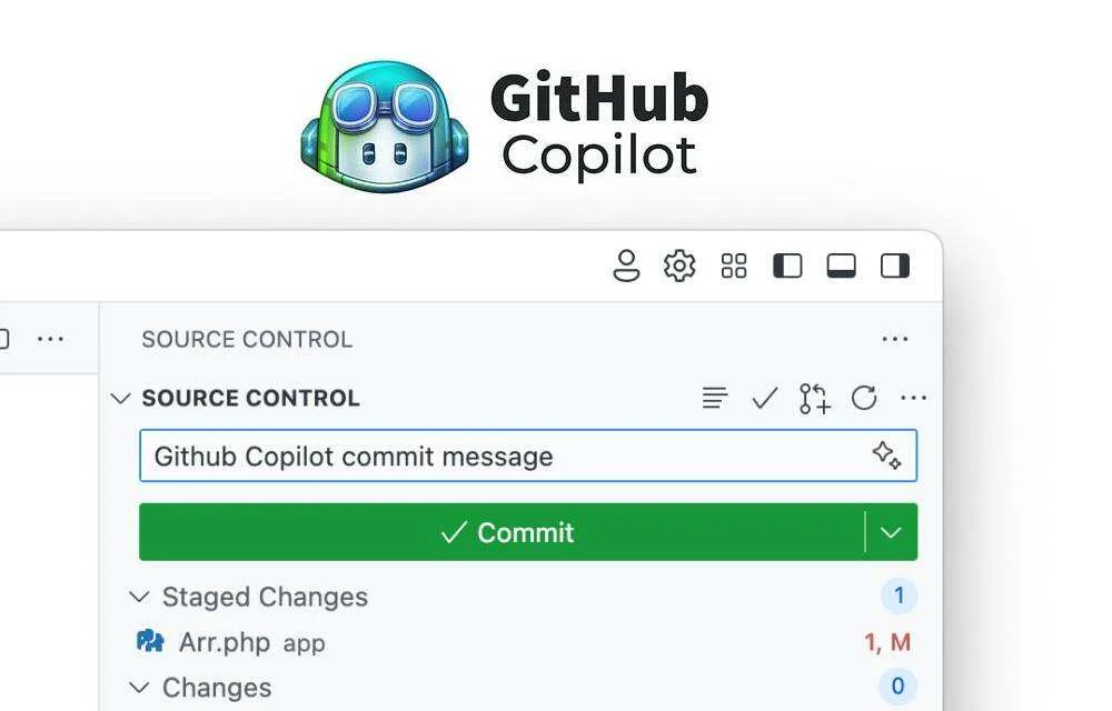 使用自定义指令改进Copilot Git提交消息-极客小站