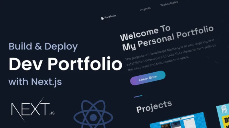 如何使用Next.js构建和部署开发者作品集网站-极客小站