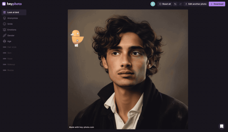 HeyPhoto：在线AI照片编辑器-极客小站