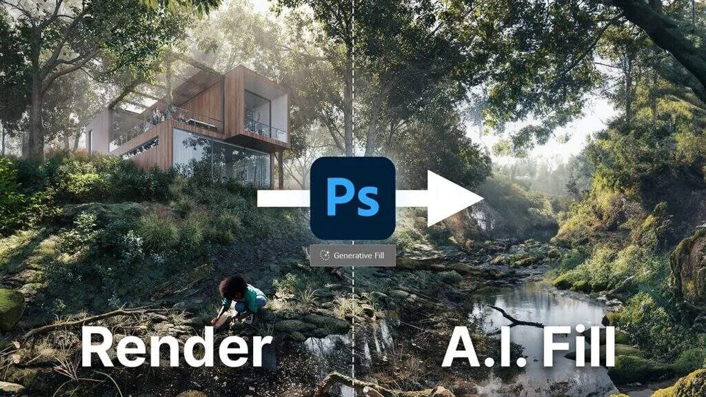 如何使用Photoshop的AI生成式填充工具-极客小站