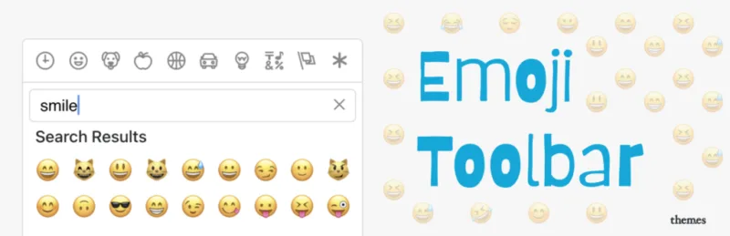 Emoji Toolbar插件将表情符号选择器带回WordPress编辑器-极客小站
