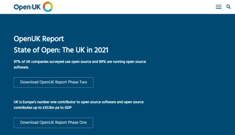 调研报告表明97%英国企业使用开源软件-极客小站