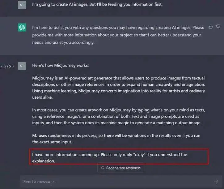 如何使用ChatGPT生成Midjourney提示词-极客小站