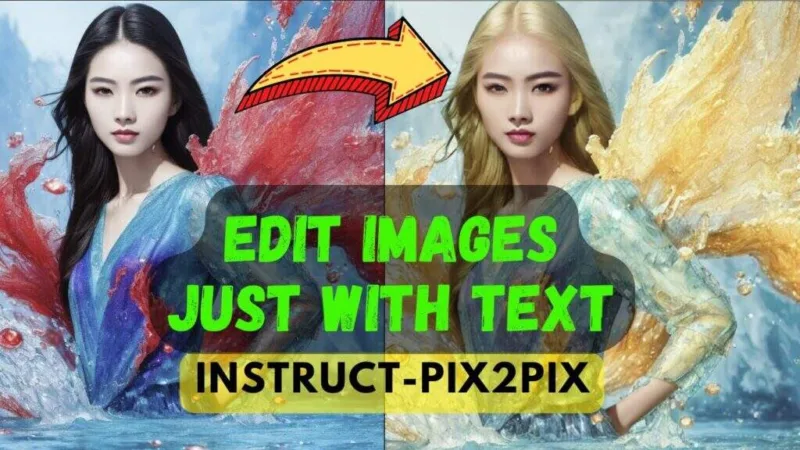 InstructPix2Pix - 使用Prompt提示工程实现图片智能编辑-极客小站