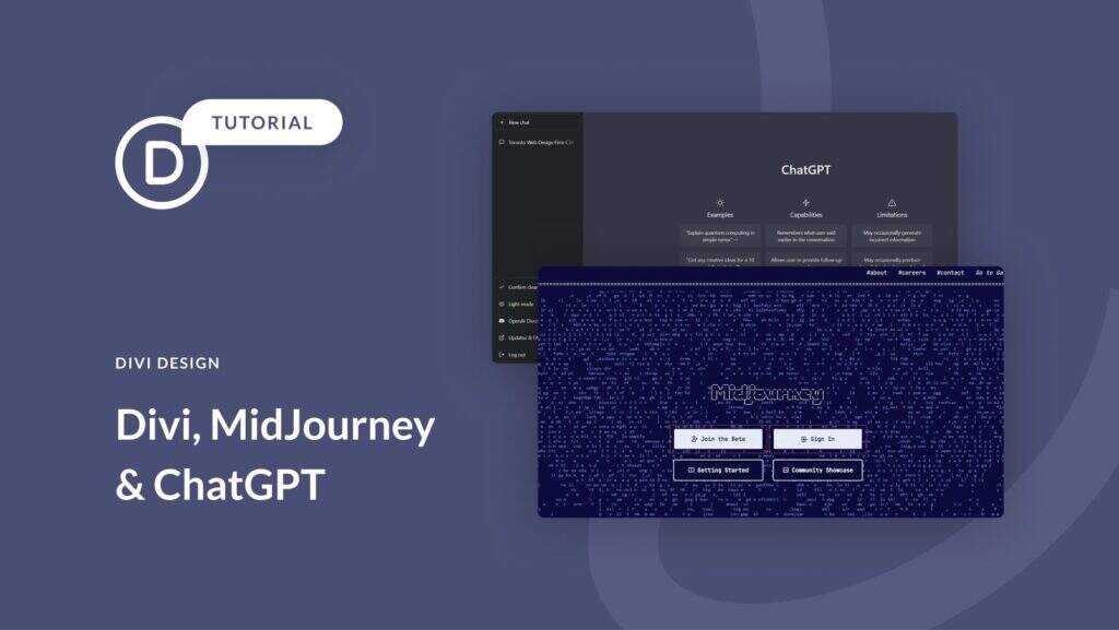 如何使用ChatGPT、MidJourney和Divi做网页设计-myforexstore